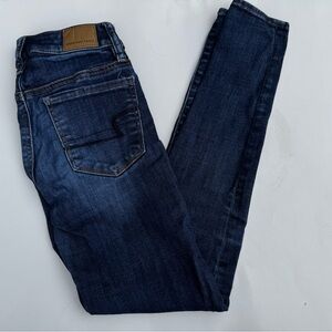 American Eagle Outfitters  Stretch Jeans size 00 High rise jegging stretch